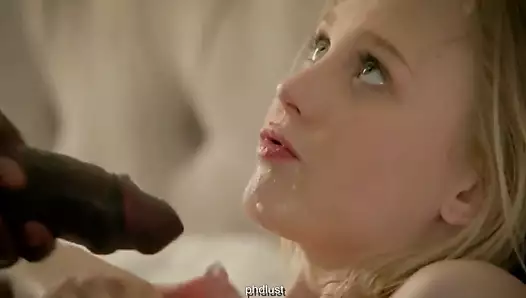 Lilly Rader Büyük Siyah Yarrakların Yağmuru Altında Islanmayı Seviyor
