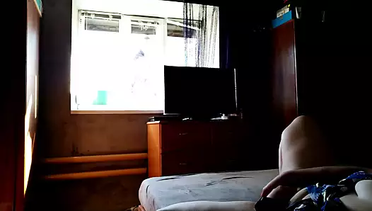 milf sikişir kendini için window cleaner