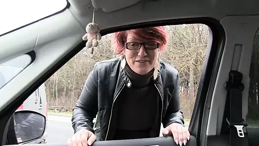 Nuremberg'de Sylvie Açık Alanda Doggy Style Çaktırıyor