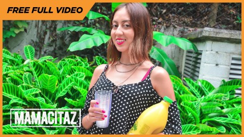 CARNEDELMERCADO - Yağlı Göt Latin Marcela Carmona dibine kadar Sulu amcık Tam Sahnesinde Dövülerek