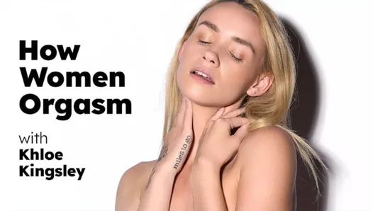 yakın çekim - kadınlar minyon sarışın khloe kingsley ile nasıl orgazm oluyor! yalnız kadın mastürbasyon! tam sahne