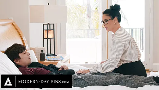 günümüz günahları - sevdecen milf öğretmen dana vespoli yaralı öğrenciye yardım eli uzatıyor
