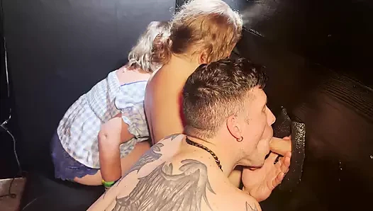 Bu Gloryhole ilk Kez Biseksüel Karşılaşma