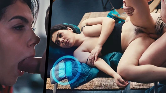 Valentina Nappi Yürüyüşe Çıkar ve Yerli Adam tarafından Dondurularak Becerilir - Tüm Doğal italyan yavru Zihin Kontrolü