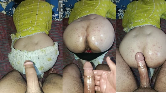 Yağlı Yarrağını Karısının Fırın Gibi Yanan Götüne Veriyor