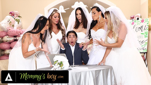 ANNE OĞLU - Öfkeli MILF Gelinler Ters Grup Seks, Düğün Planlama Hatası İçin Düğün Planlayıcısı