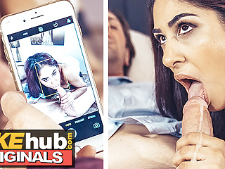 fakehub - Hint desi ateşli karısı milf cuckold tarafından onu tüylü amcık kocalar kalın yarrak hile alarak filme