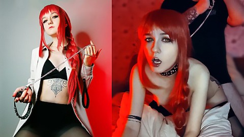 Testere adam. Makima evcil hayvanının kontrolünü kaybetti. Cosplay - Sunako_Kirishiki