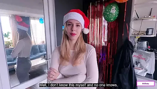 noel Baba yaramaz bir milf'in dileğini yerine getiriyor