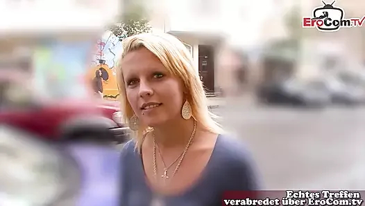 alman öğrenci sokakta seks yapmaya ikna etti